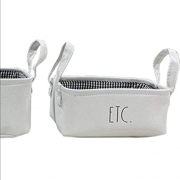 RAE DUNN Storage Basket - Etc. (small) - Picture 3 of 4